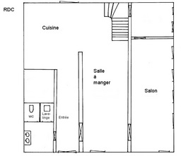 Plan rez-de-chaussée